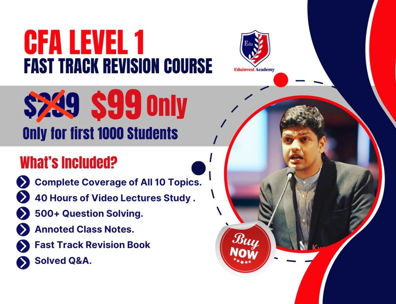 CFA Level 1 - Fast Track Revision Course (30 Days)